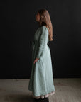 Mint Emma Linen Coat