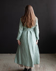 Mint Emma Linen Coat