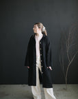 Black Classic Linen Coat