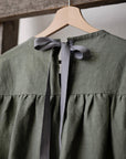 Sage Victorian Linen Tunic