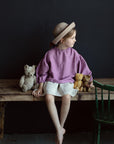 Lilac Parachute Linen Tunic, 5-6 years