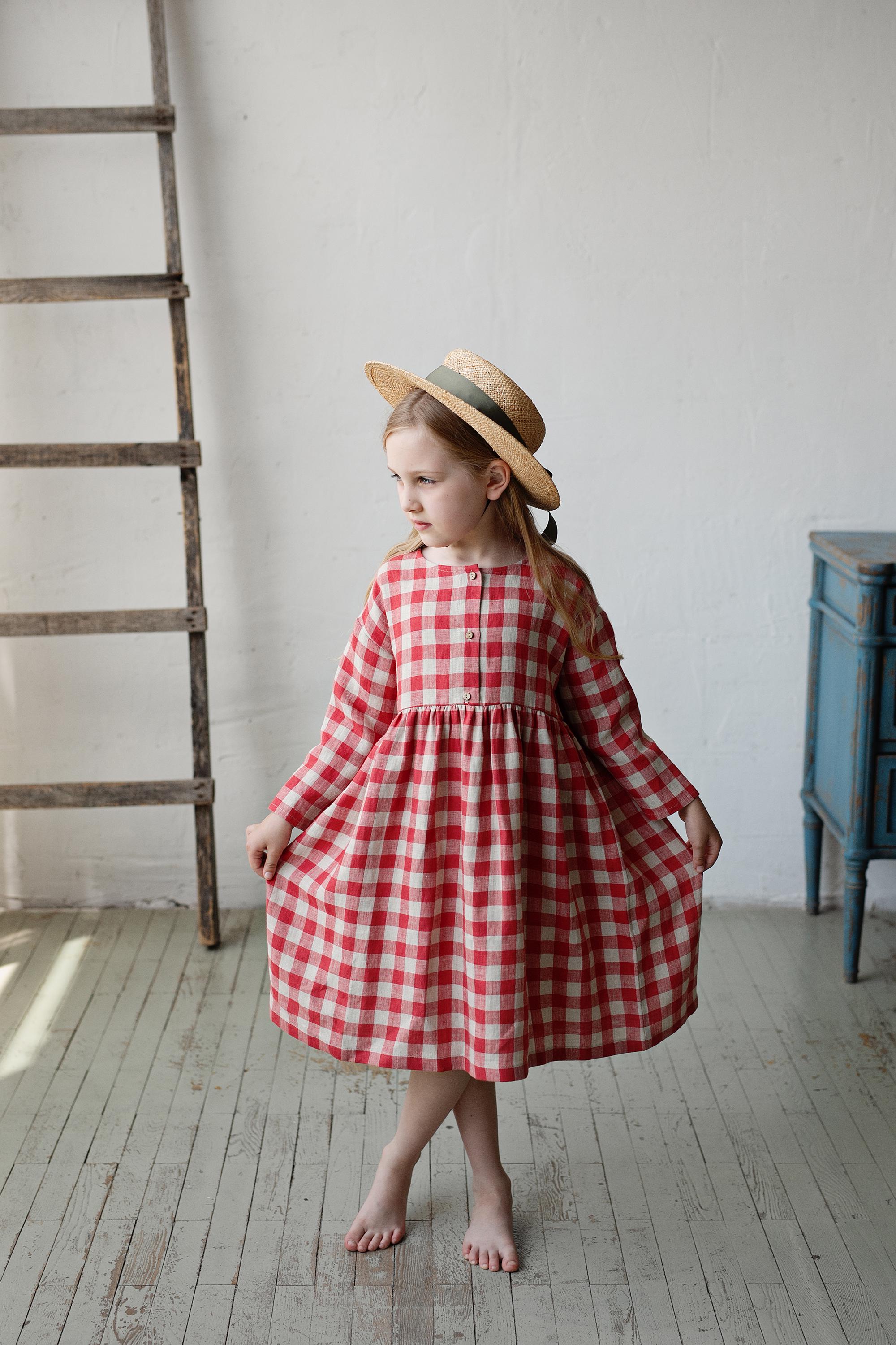 Girl Linen Dresses allthebeautifullinen Girl Linen Dresses allthebeautifullinen