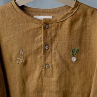 Mustard Long Sleeve Button Shirt