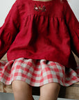 Cherry Short  Linen Tunic