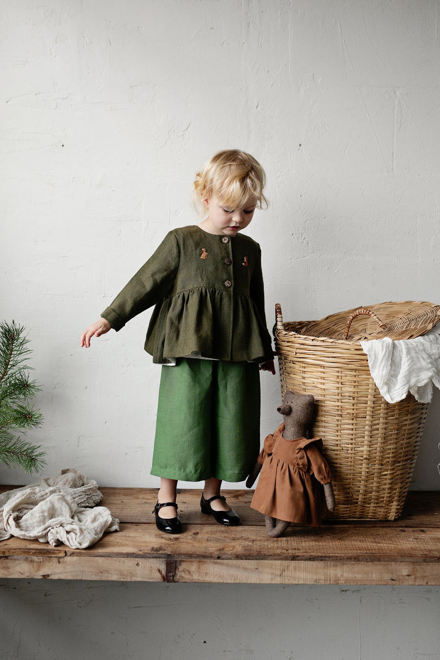 Apple Green Short Culottes