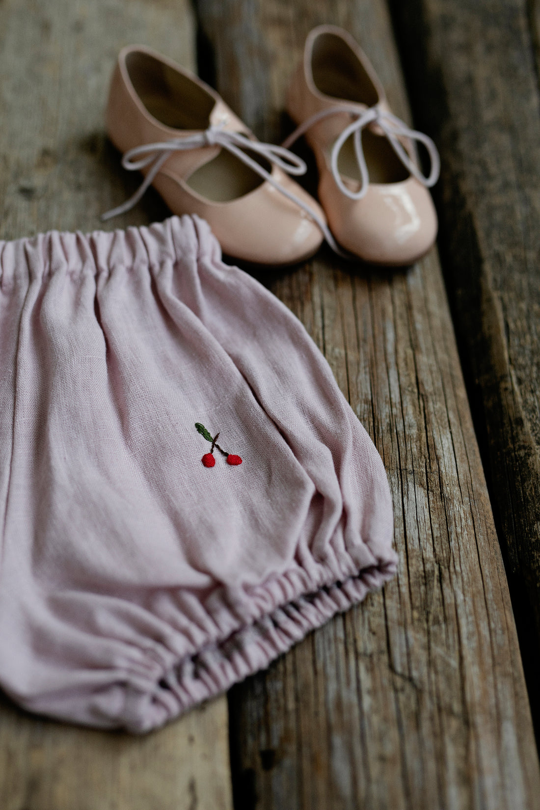 Baby Pink Exclusive Cherry Bloomers