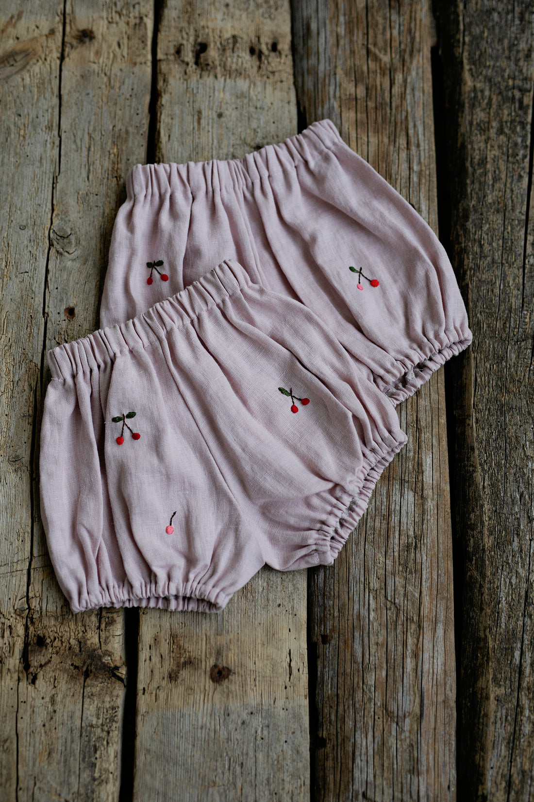 Baby Pink Exclusive Cherry Bloomers
