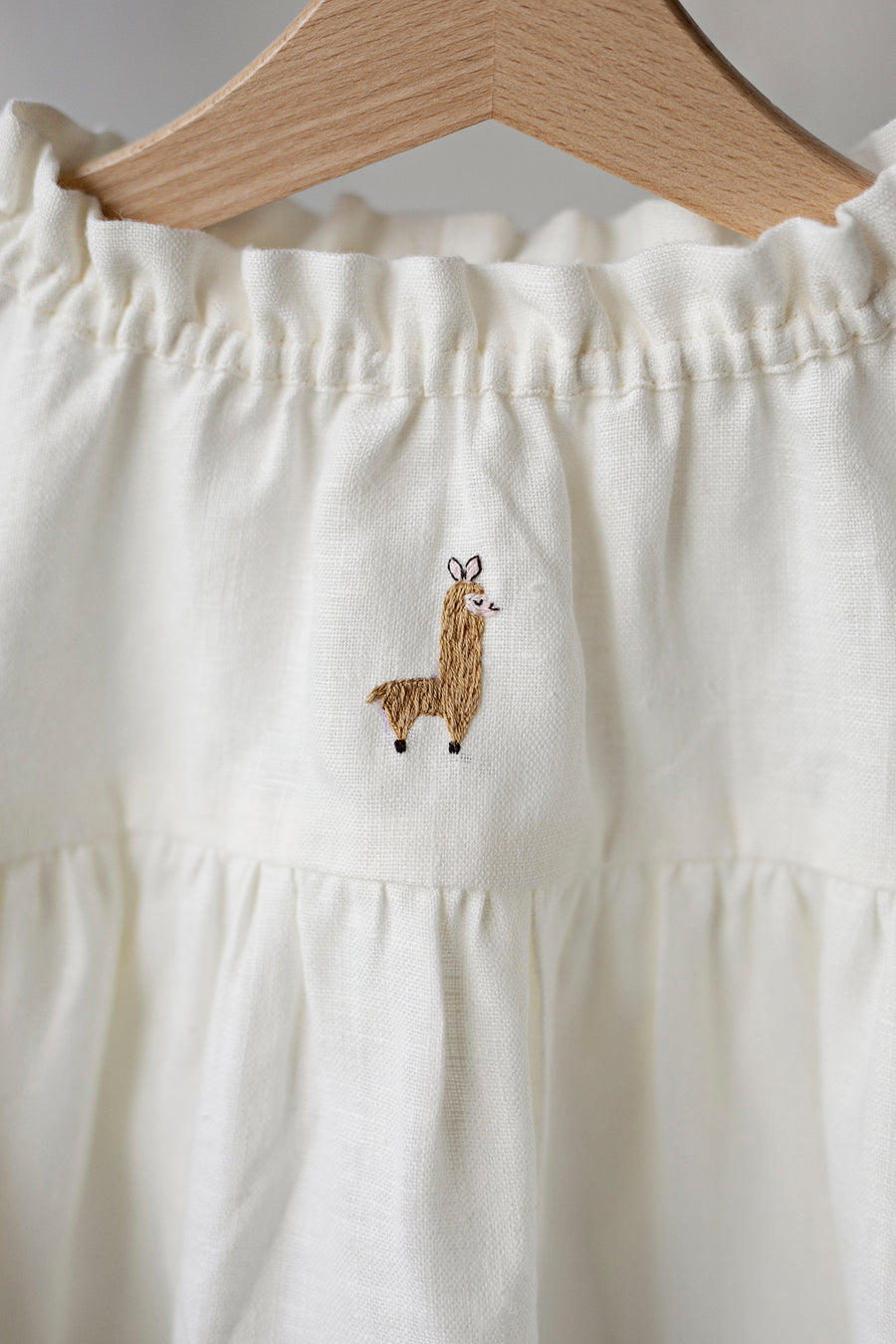 White Parachute Dress