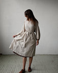 Natural Linen Apron Skirt