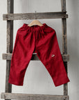 Cherry Linen Pants