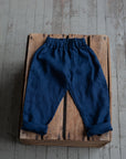 Navy Blue Linen Pants