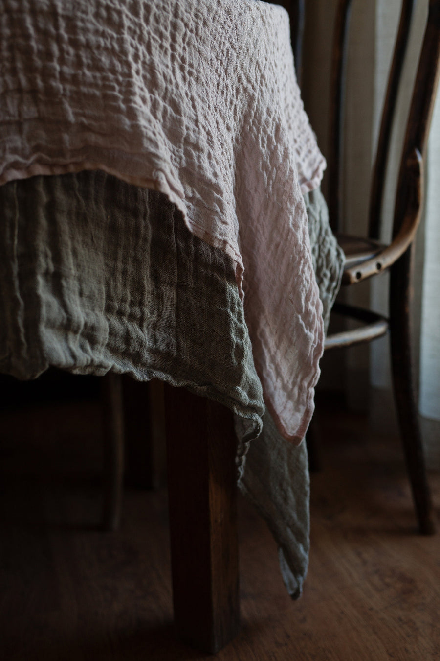 Pastel Pink Transparent Tablecloth