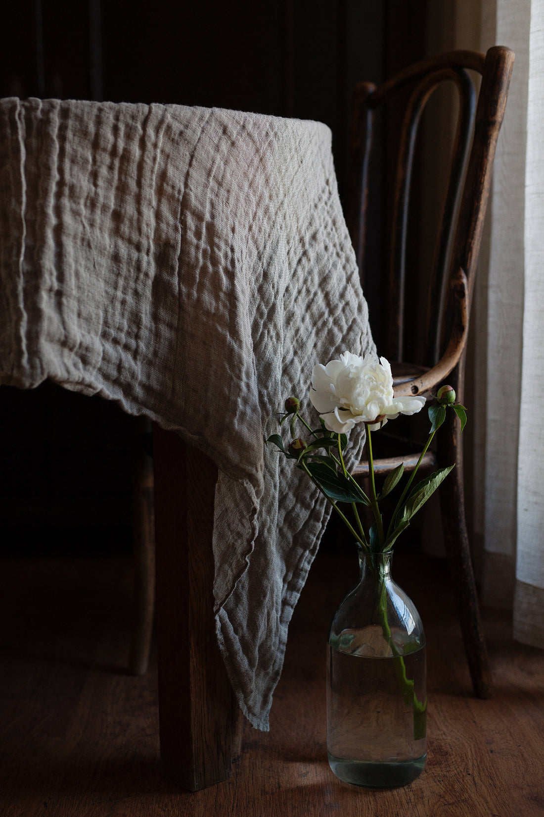 Natural Transparent Tablecloth