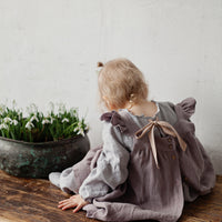 Lavender Pinafore Dress
