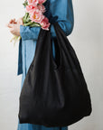 Black Grocery Linen Bag