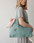 Mint Classic Linen Bag