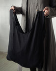 Black Grocery Linen Bag