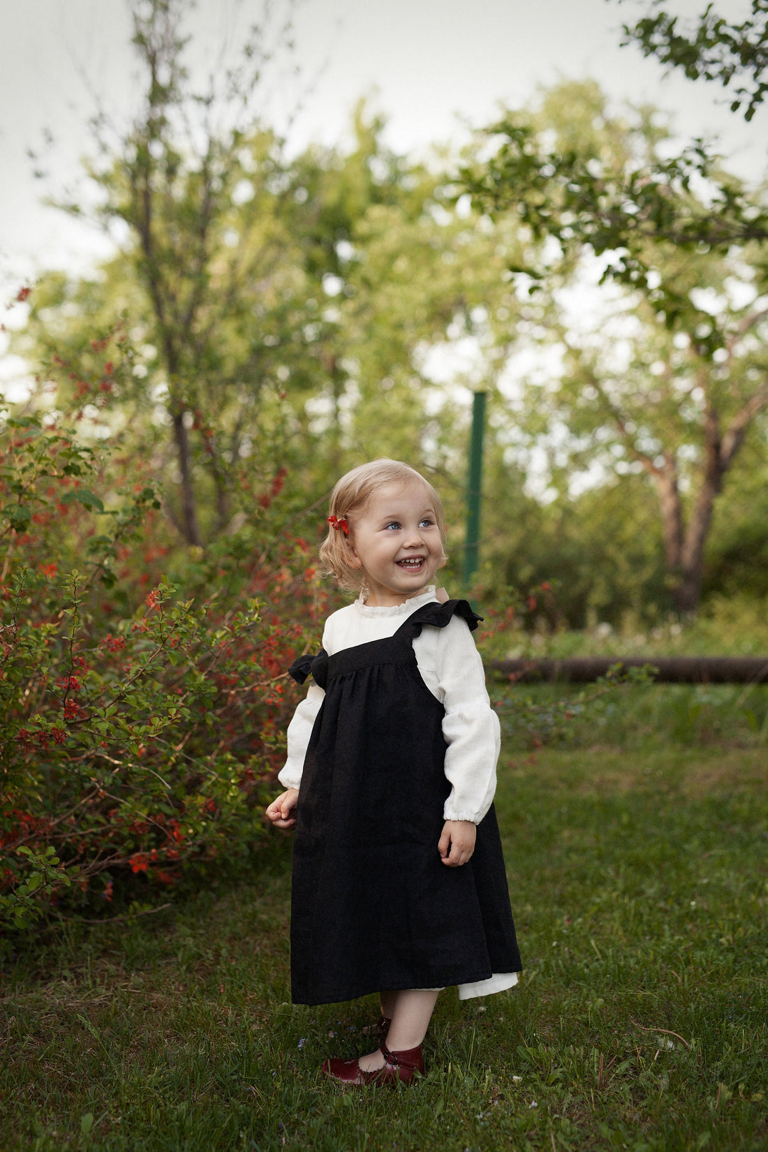 Black Pinafore Dress