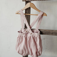 Baby Pink Shorts with Suspenders