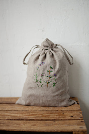 Rosemary and Lavender Pouch Bag
