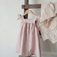 Baby Pink Pinafore Dress