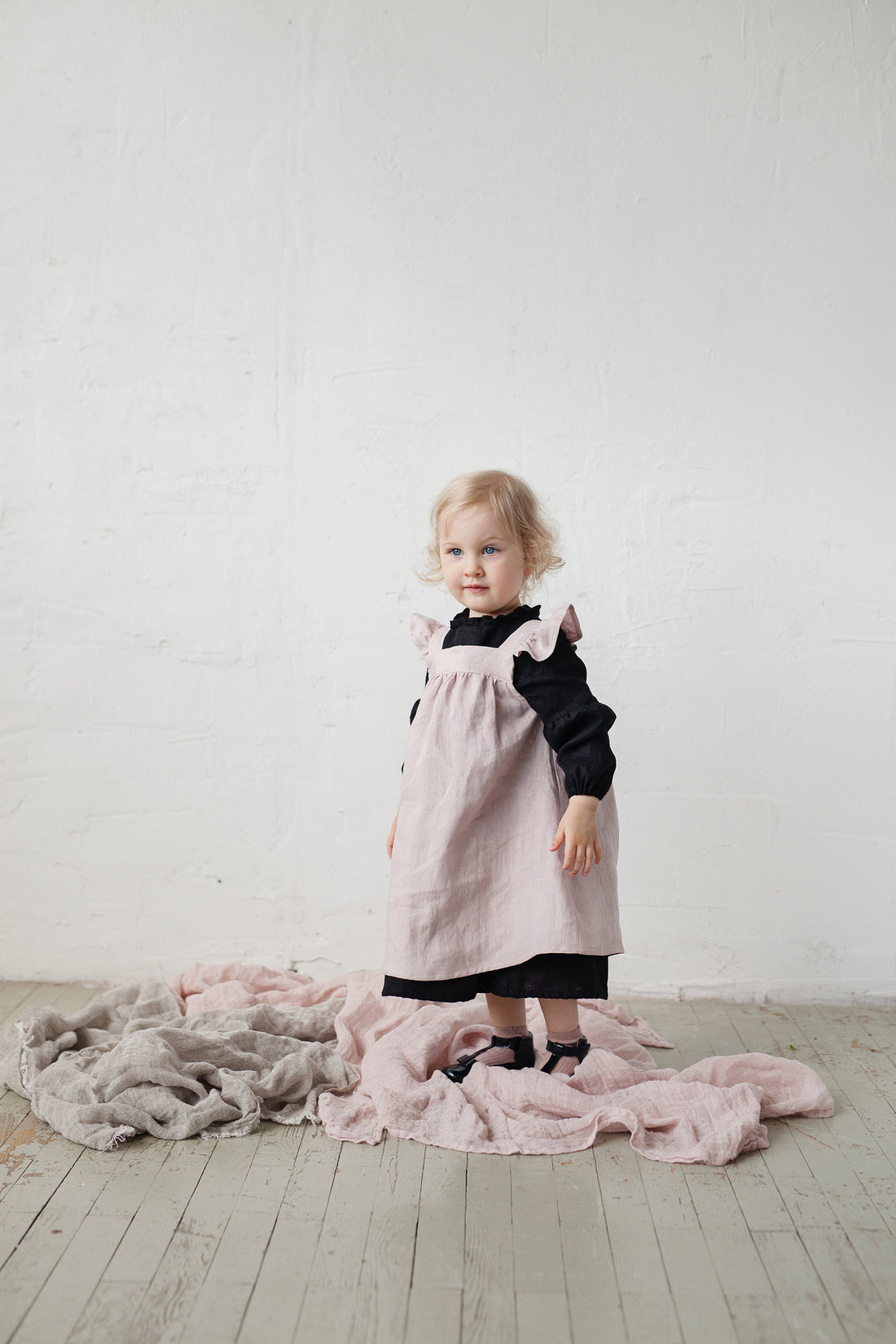 Baby Pink Pinafore Dress