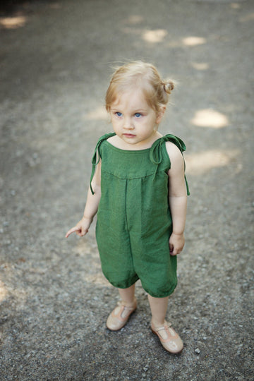 Apple Green Romper