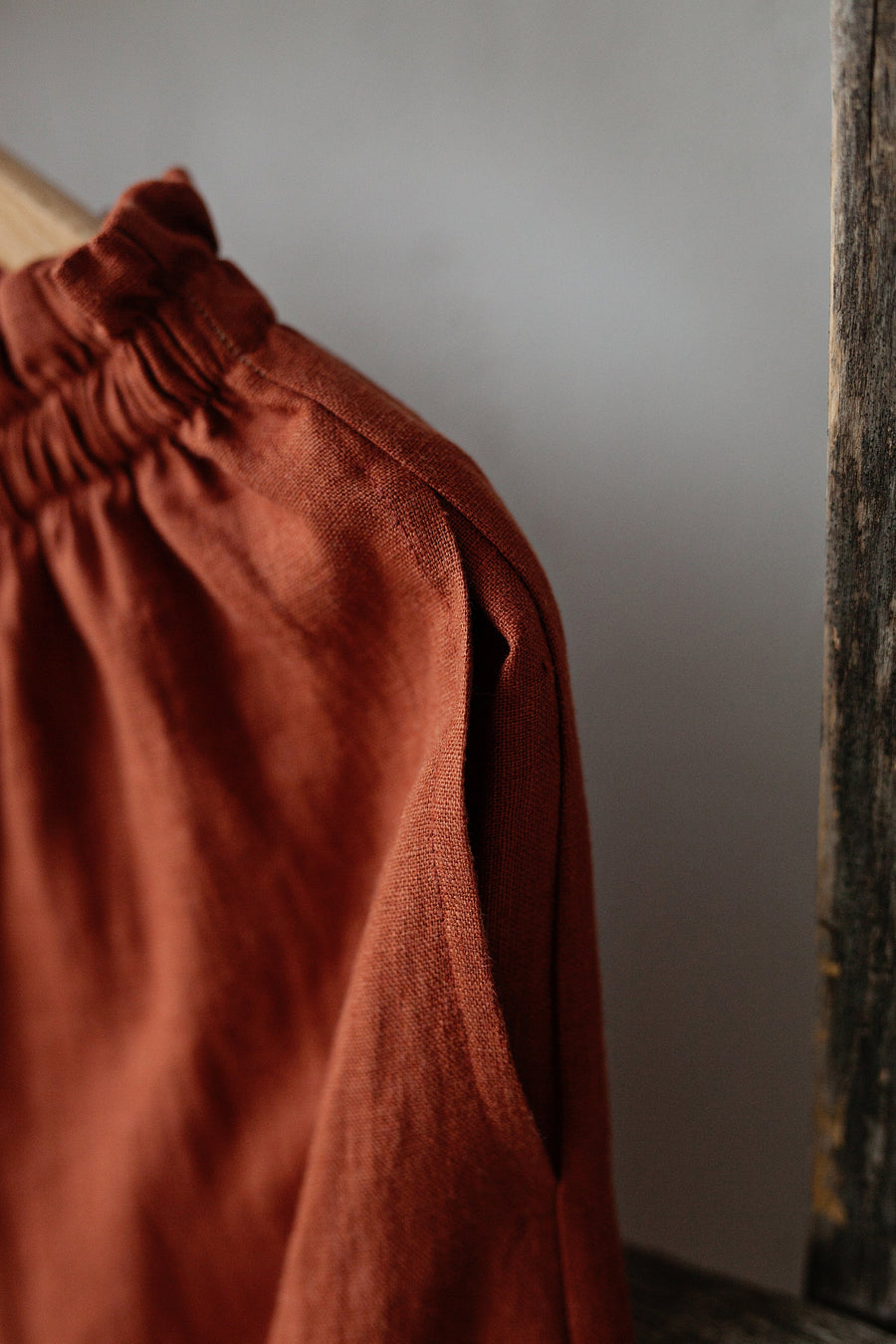 Rust Classic Midi Skirt