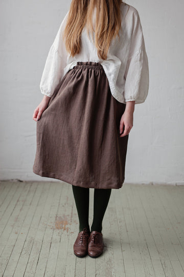Cacao Classic Midi Skirt