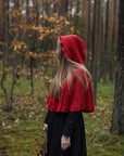 Little Red Riding Hood Linen Cape