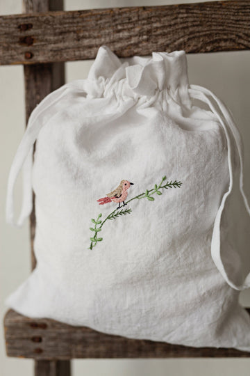 Bird on a Branch Pouch Bag