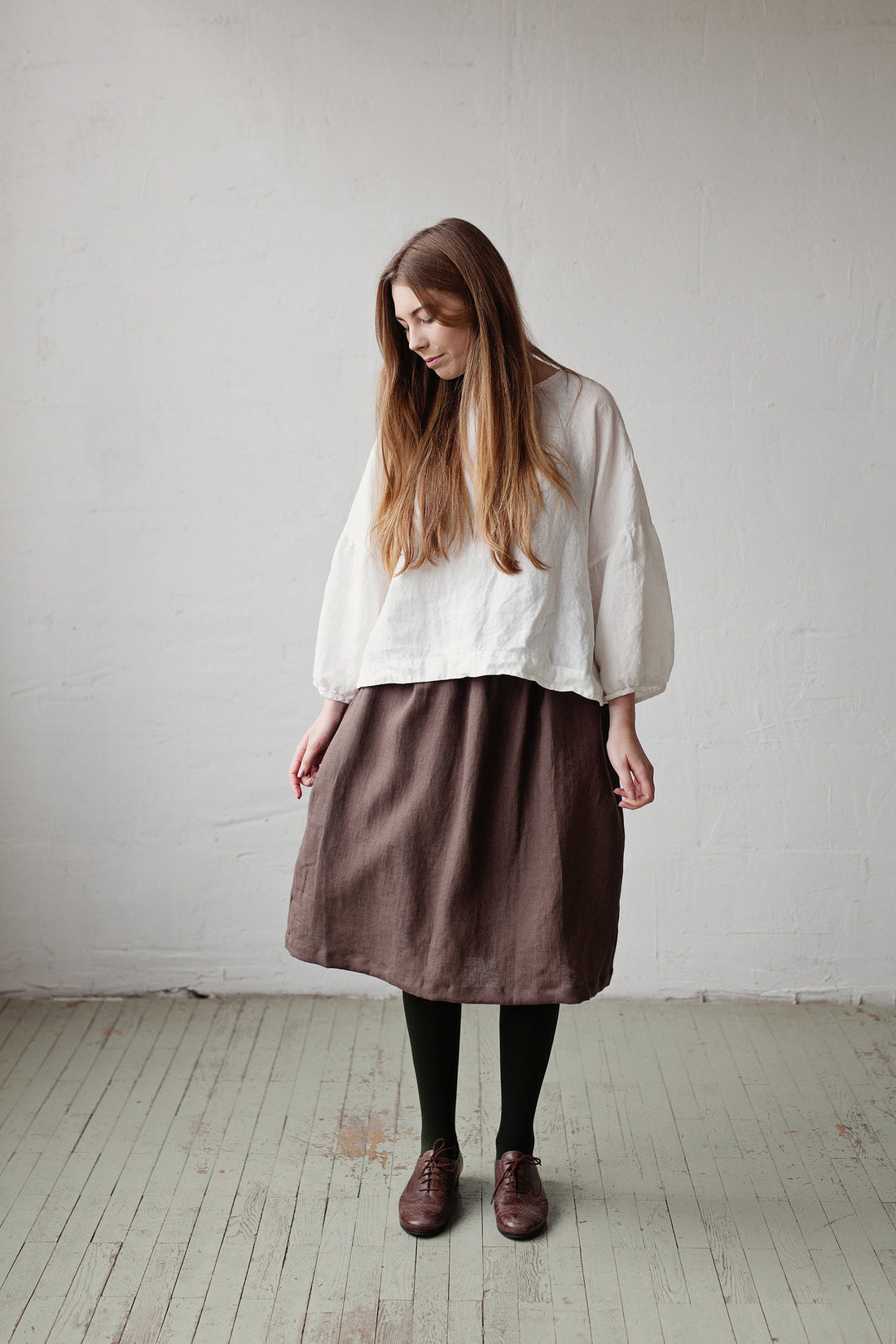 Cacao Classic Midi Skirt