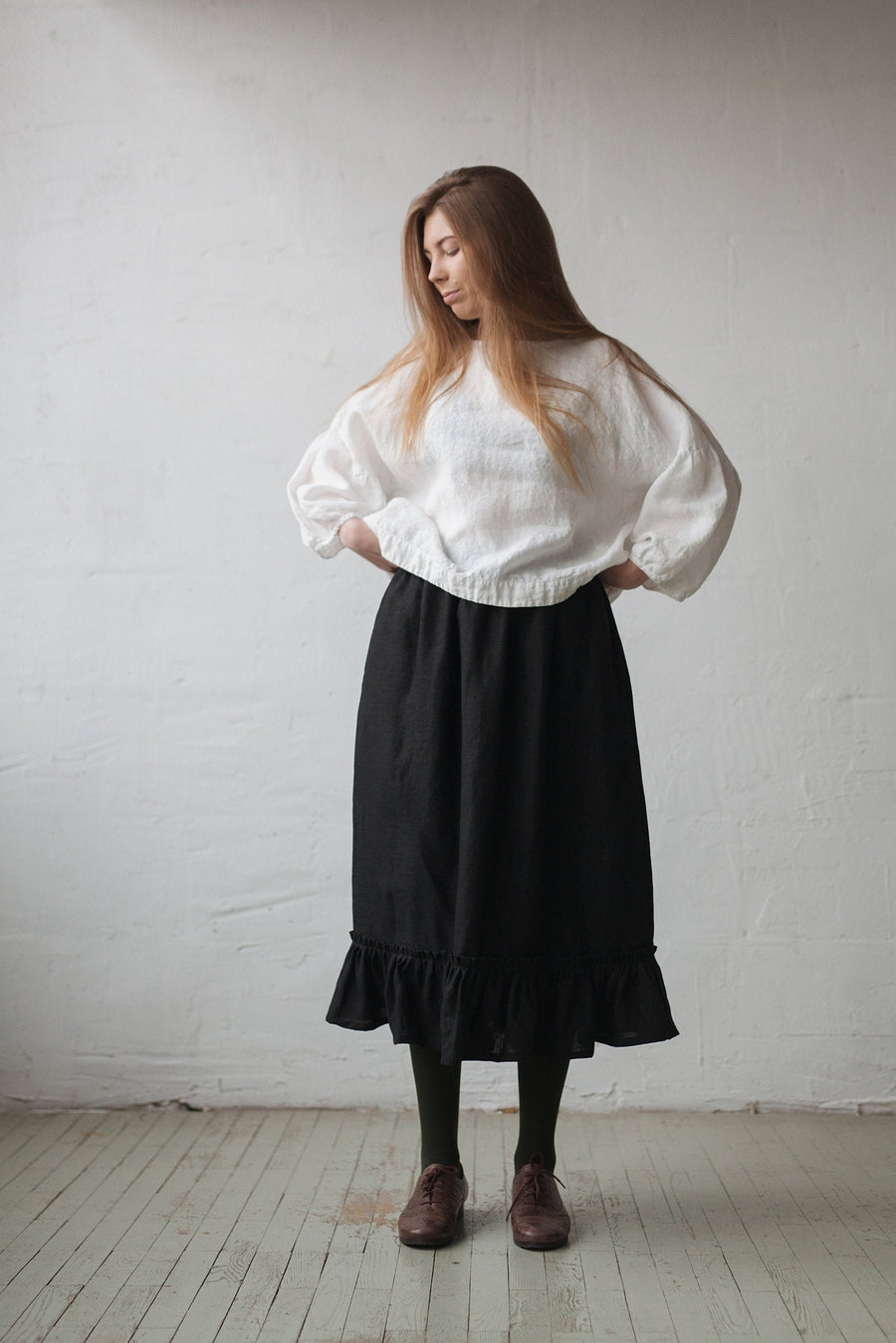 Black Victorian Skirt