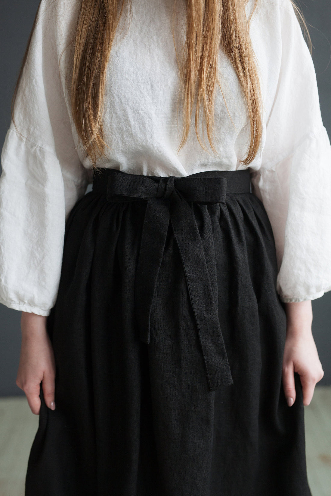 Black Apron Skirt