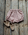 Dusty Rose Linen Bloomers