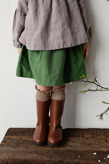 Apple Green Midi Skirt
