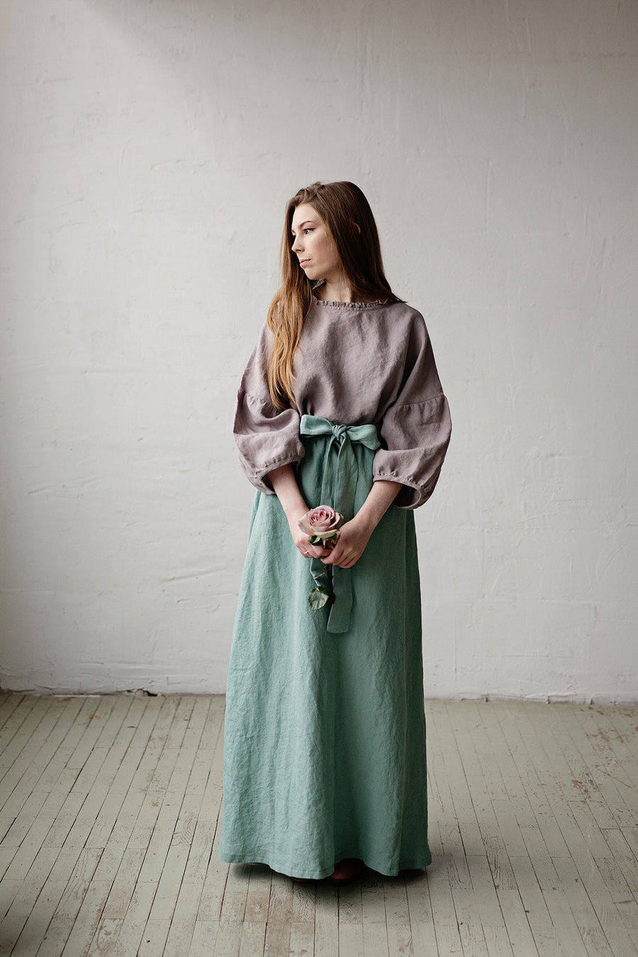 Mint Paris Long Skirt