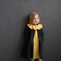 Yellow Ruffle  Collar with Branches