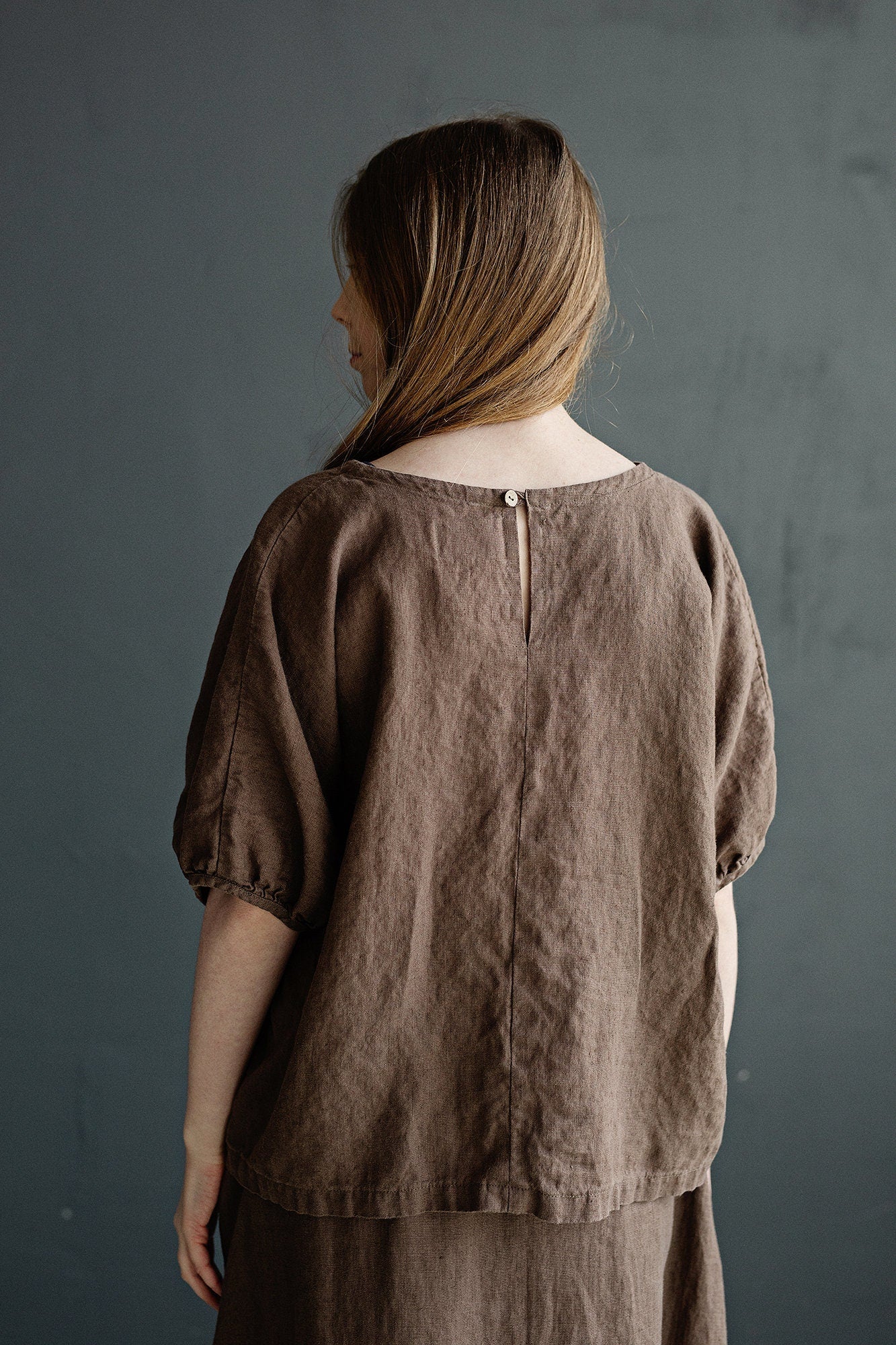 Cacao Summer Linen Tunic