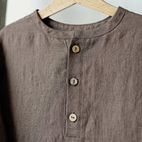 Cacao Long Sleeve Button Shirt