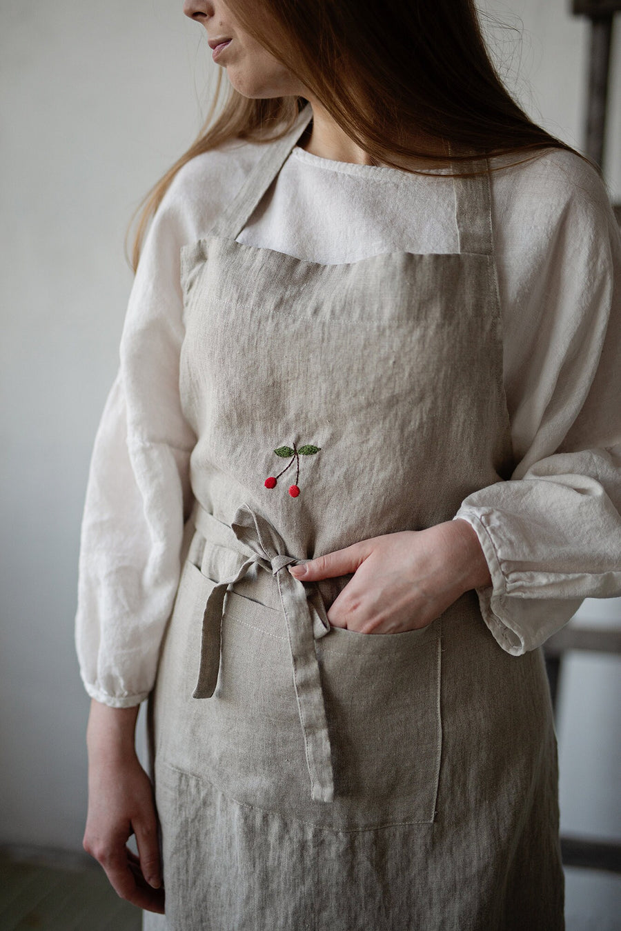 Natural Traditional Apron