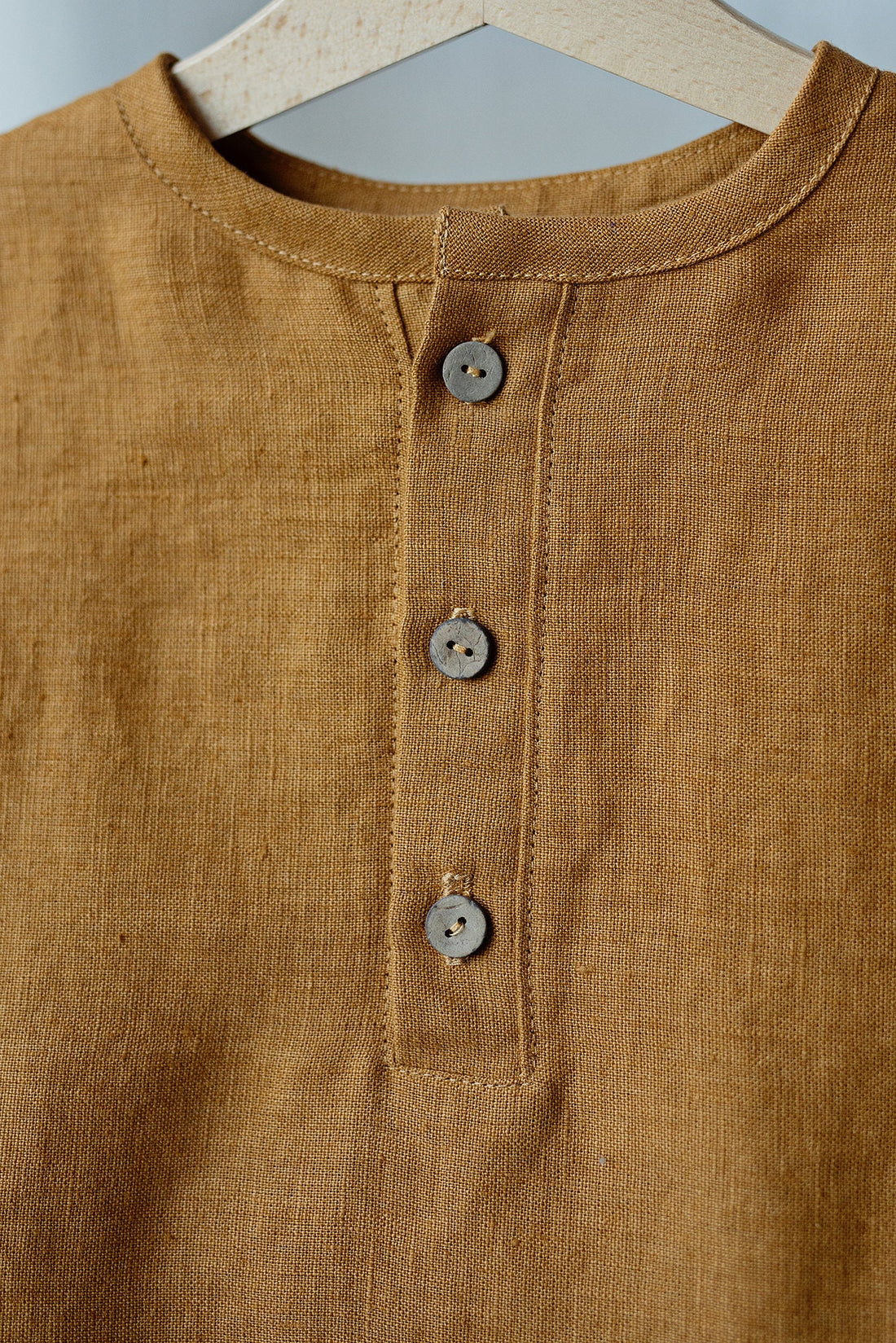 Mustard Long Sleeve Button Shirt