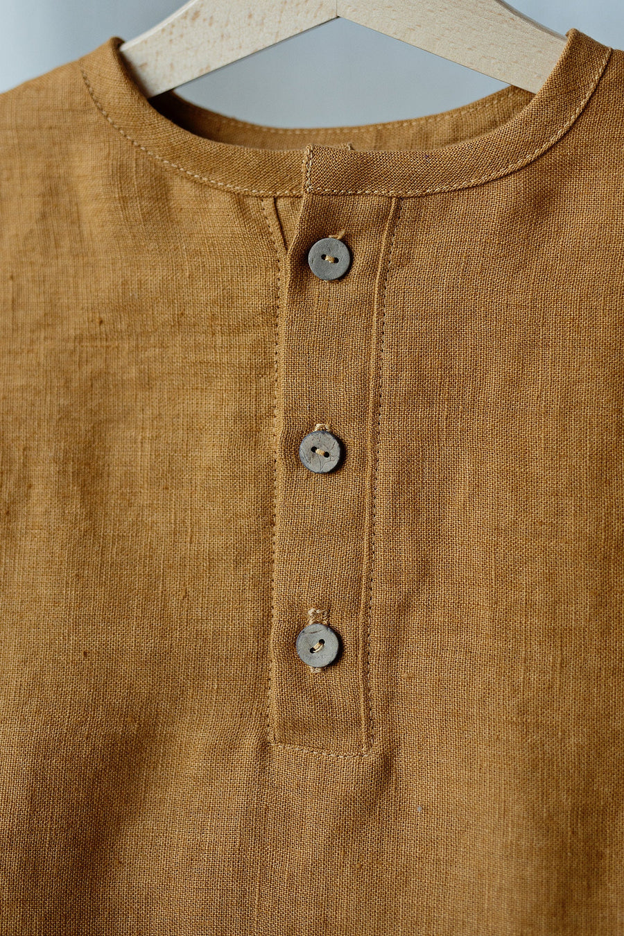 Mustard Long Sleeve Button Shirt