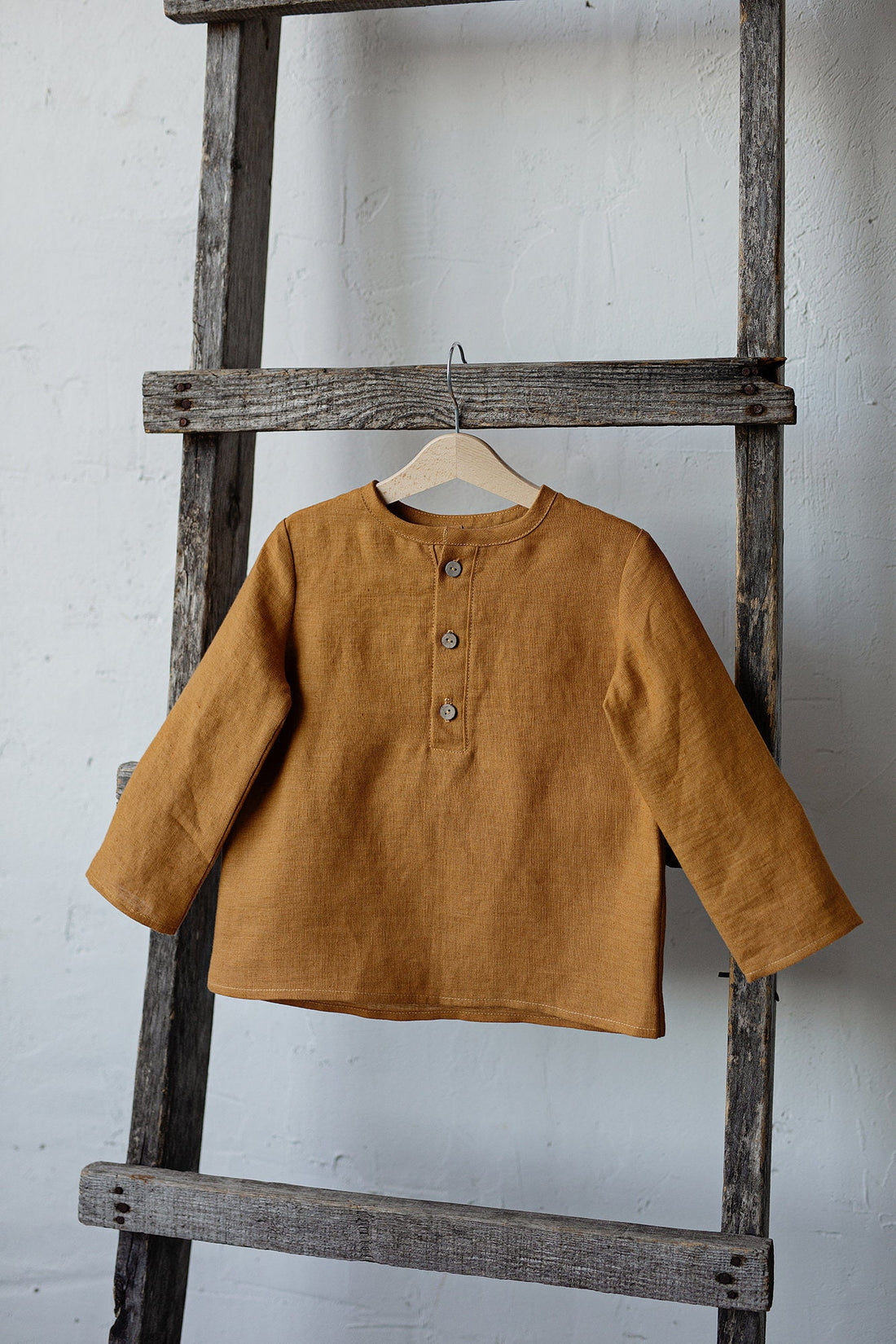 Mustard Long Sleeve Button Shirt