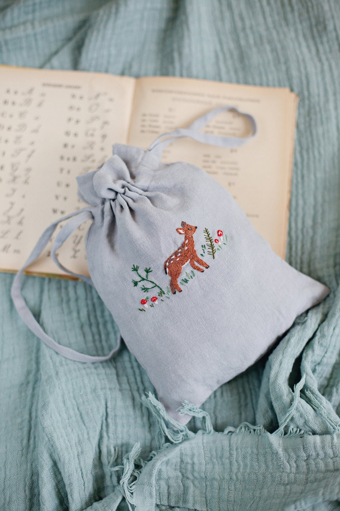 Fawn in the Forest Pouch Bag