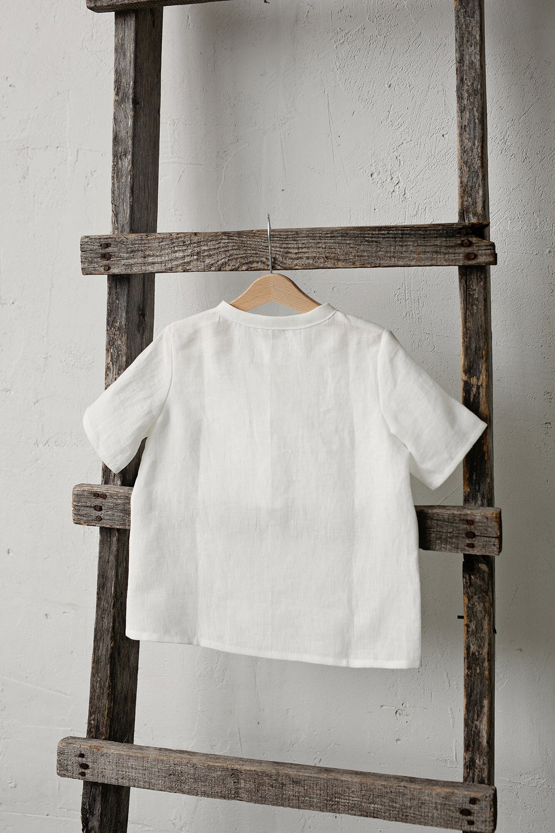 White Short Sleeve Button Shirt