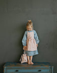 Baby Pink Linen Apron
