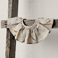 Natural Ruffle Collar with Branches