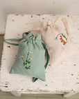 Chamomile Pouch Linen Bag