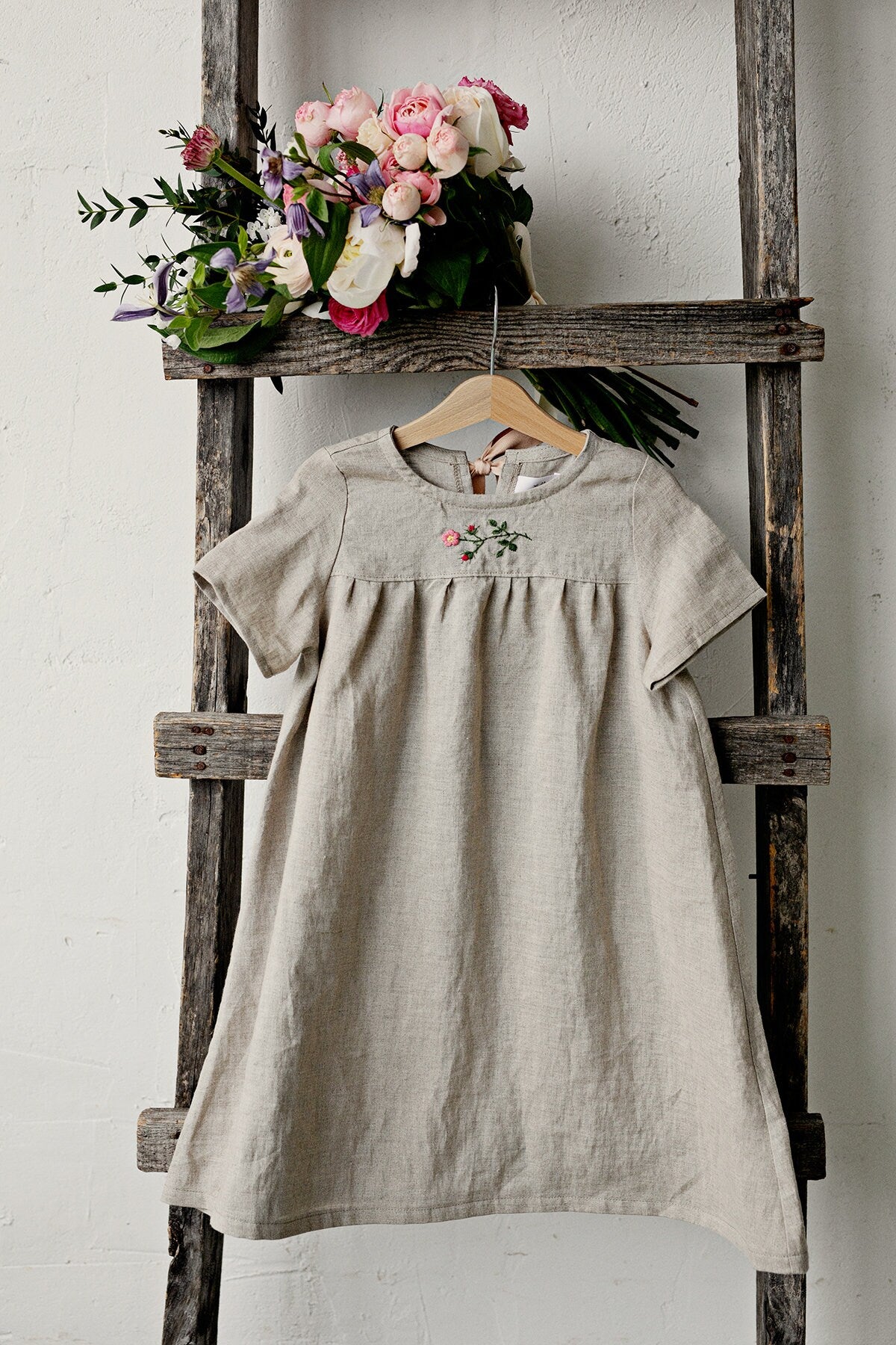 Natural Summer Linen Dress